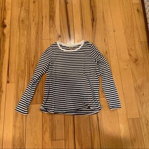 True Craft Striped Long Sleeve Tee
